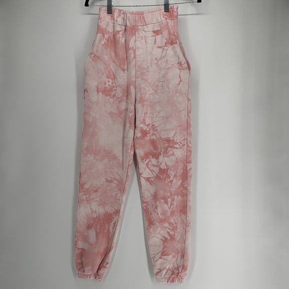 All Fenix Pants Womens XS Pink Tie Dye Sweatpants Joggers Lounge Anthropologie - Picture 1 of 6